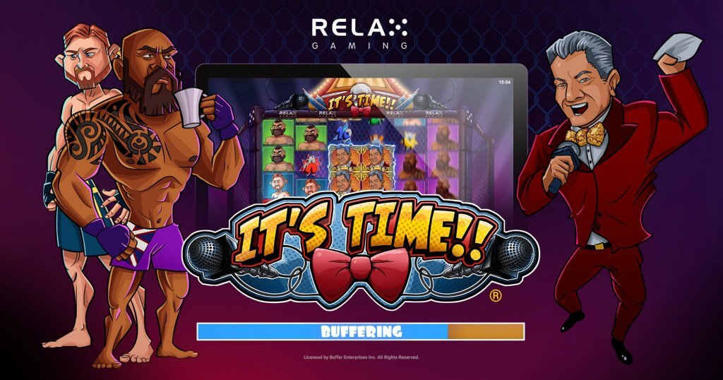 Jump into the cage with Bruce Buffer in Relax Gaming’s IT’S TIME!!