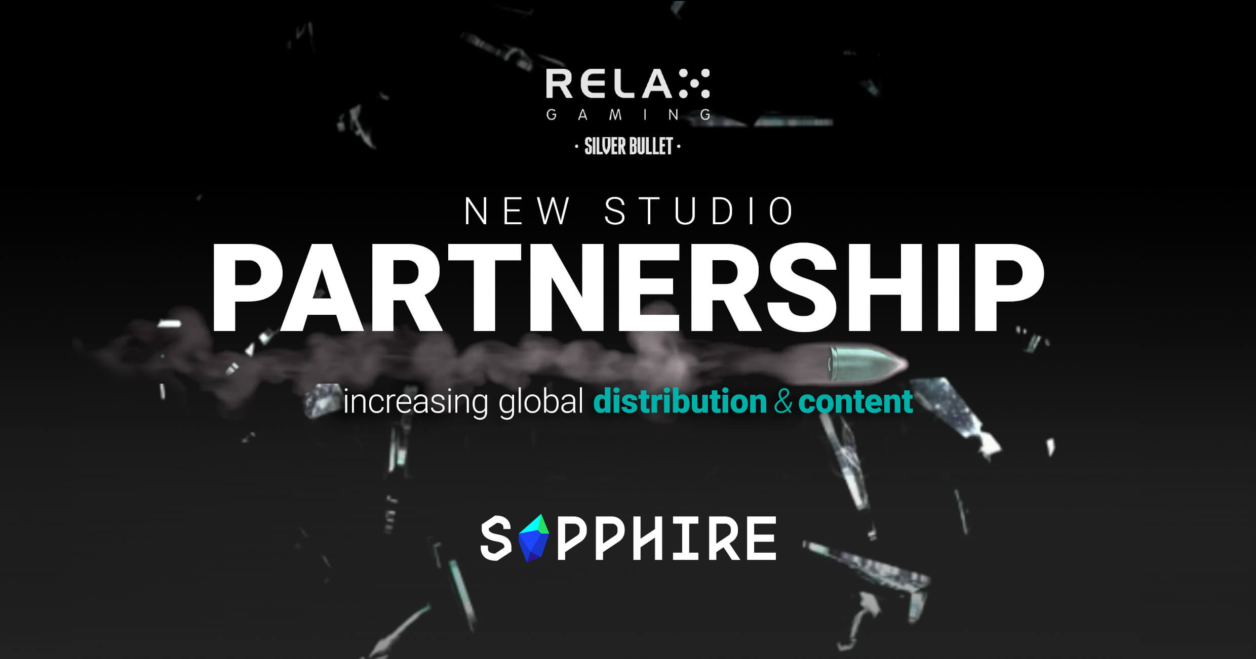 Relax Gaming Signs Silver Bullet Partner, Sapphire Gaming