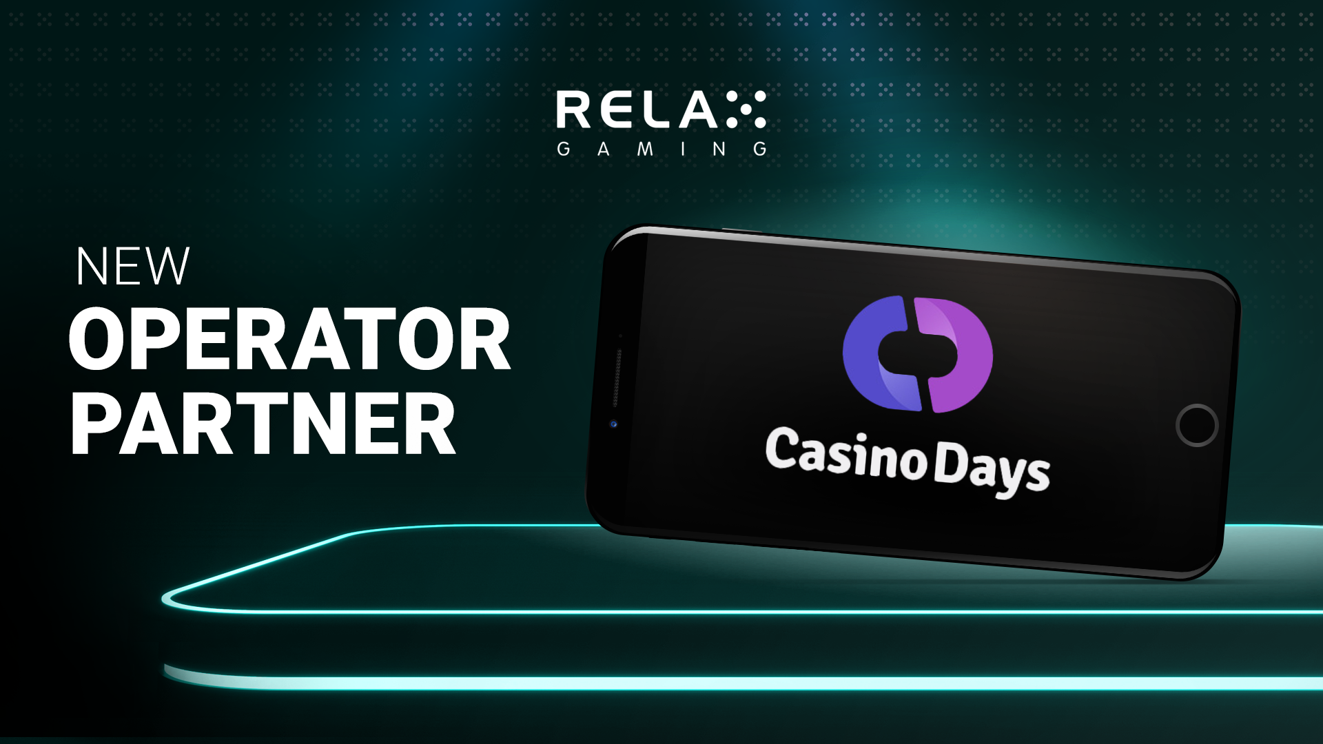 Relax Gaming teams up with brand-new operator Casino Days