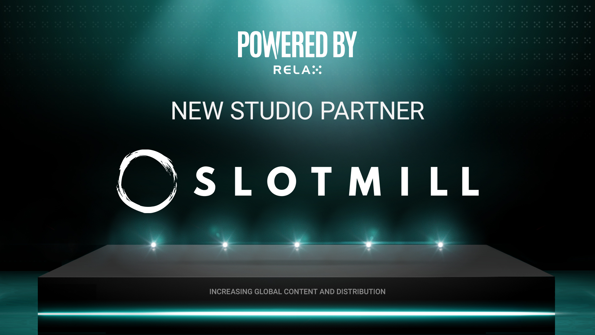 Relax Gaming signs new studio partner, Slotmill 