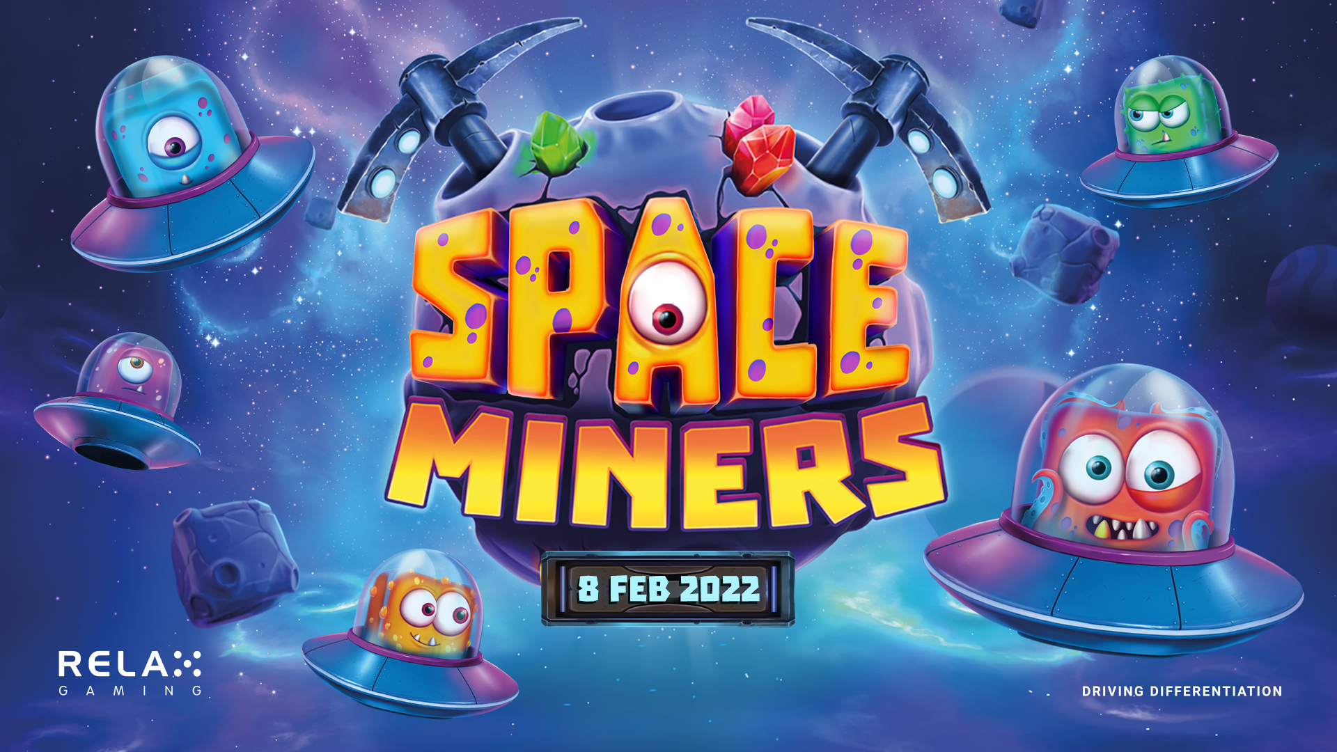 Relax Gaming’s Space Miners Slot Set for Take-Off