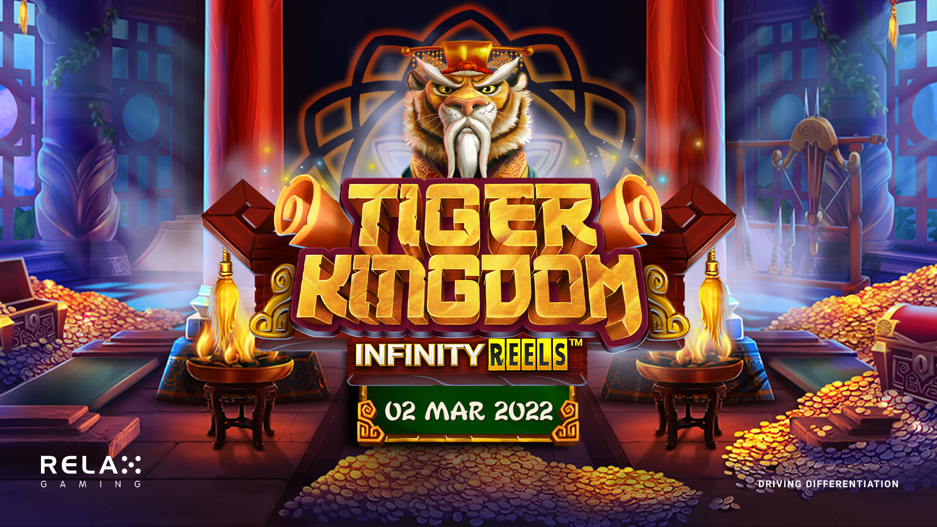 Celebrate the Year of the Tiger with Relax Gaming’s Tiger Kingdom Infinity Reels™