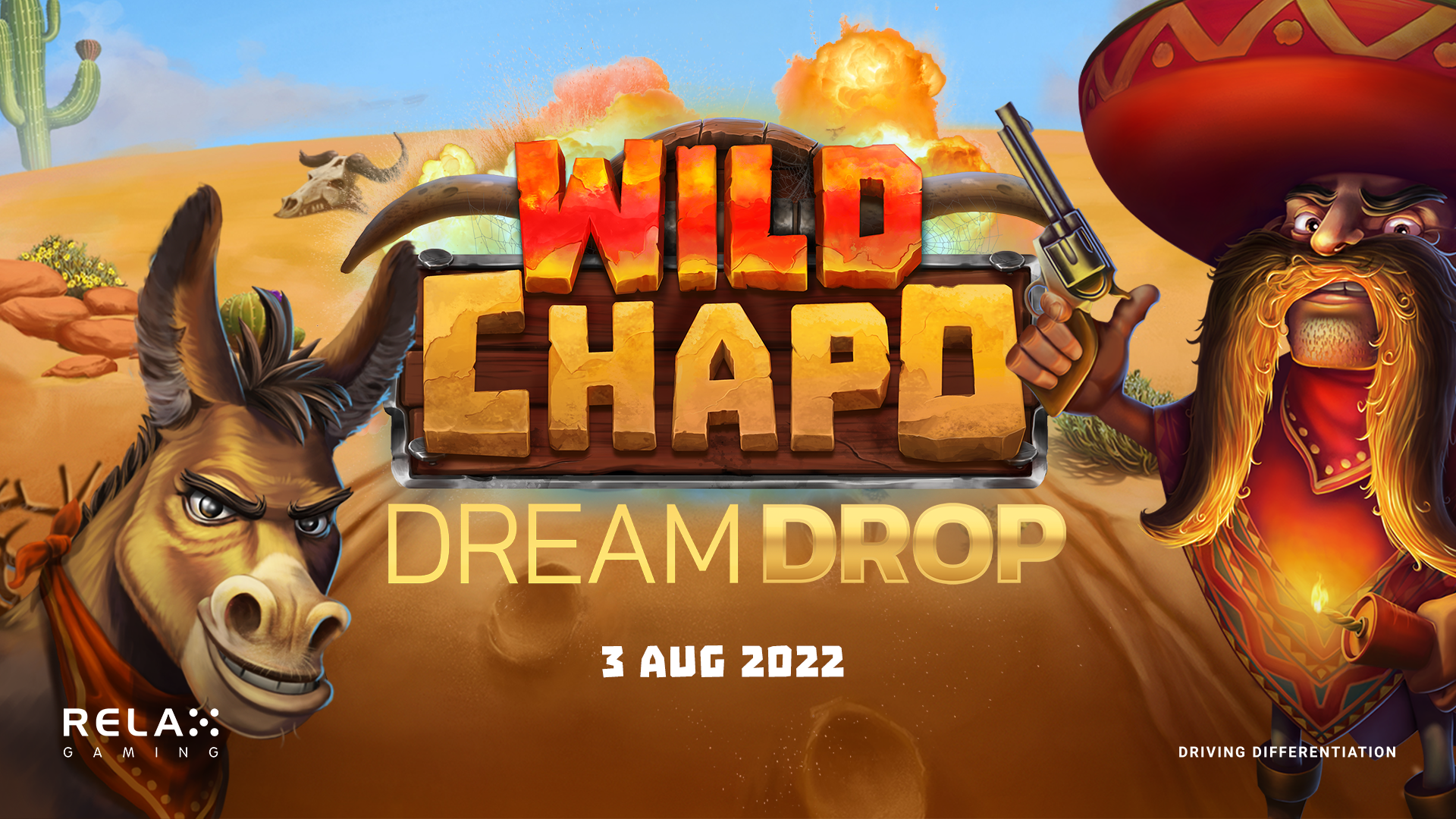 Wild Chapo Dream Drop ignites Relax Gaming’s latest jackpot explosion