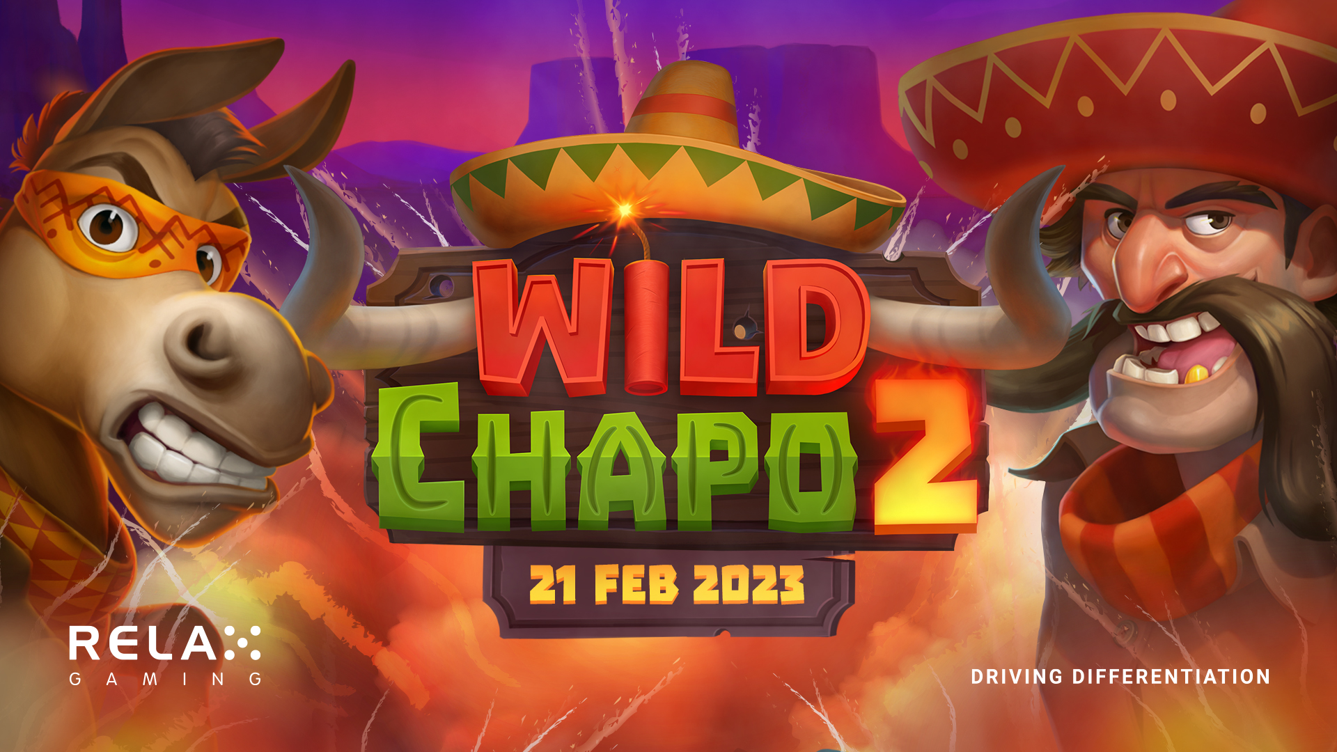 Relax Gaming’s Wild Chapo returns in daring release, Wild Chapo 2