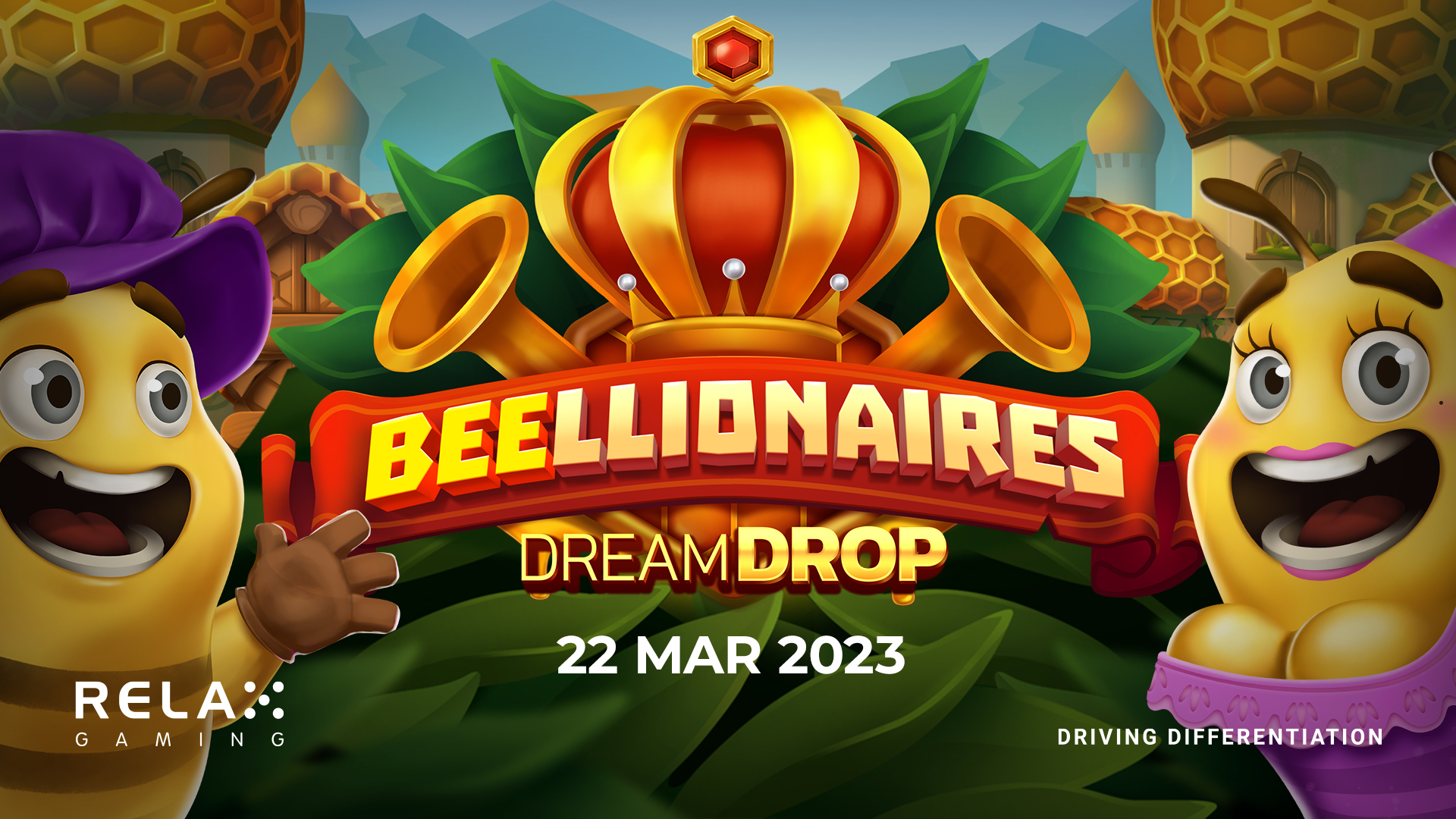 Relax Gaming has players buzzing with Beellionaires Dream Drop