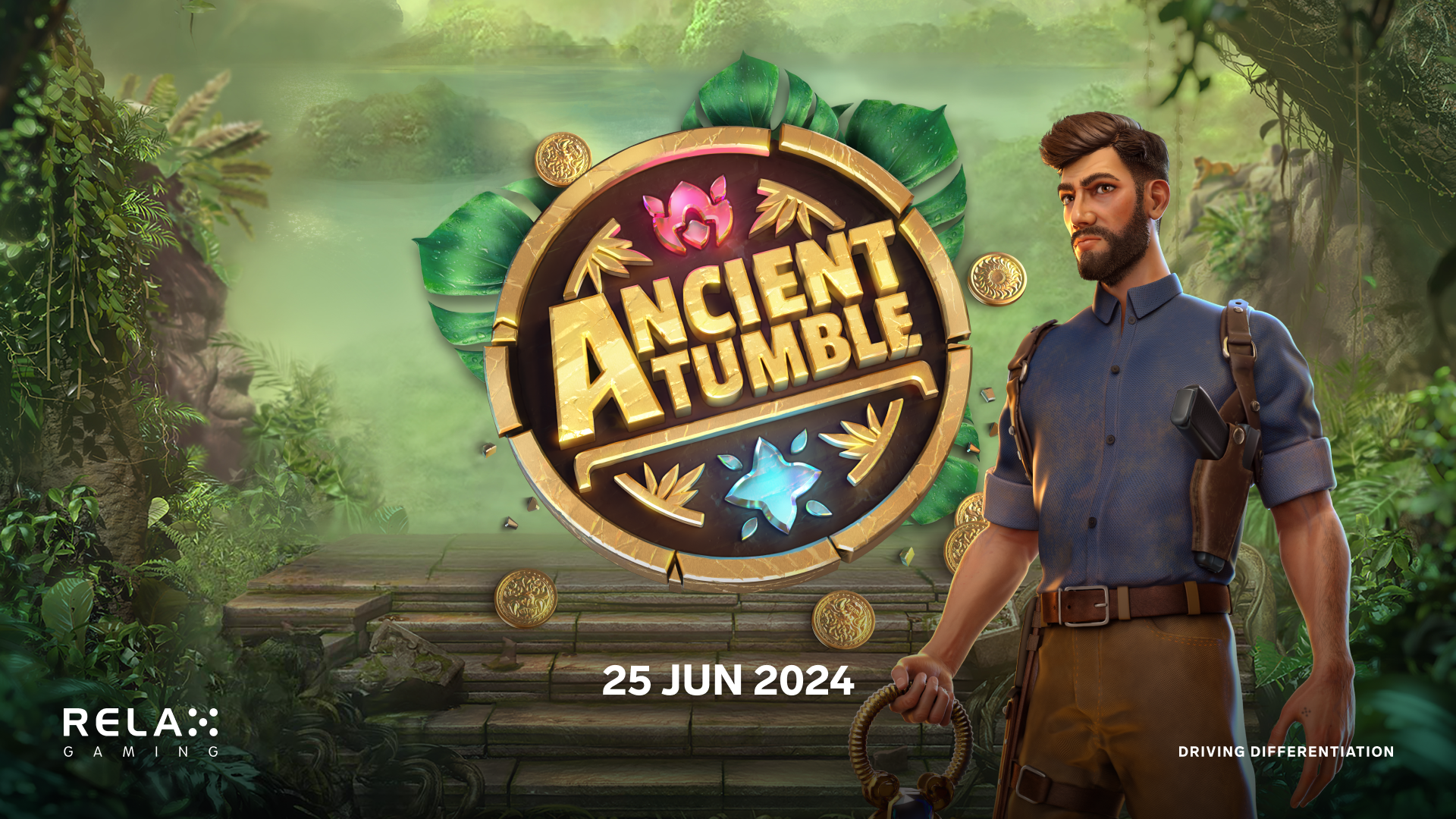 Relax Gaming welcomes players to the jungle in epic release Ancient Tumble