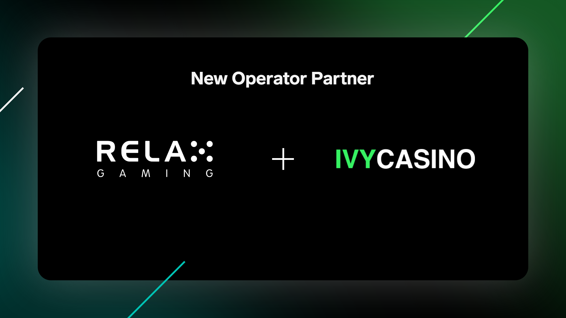 Relax Gaming makes its debut on Ivy Casino following Relax Vantage® integration 